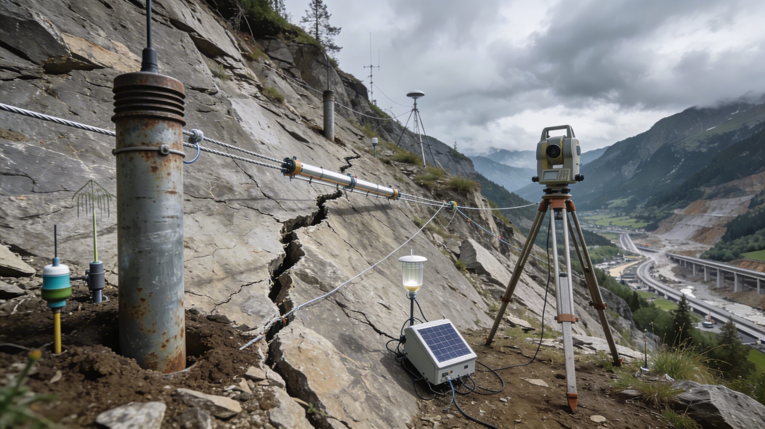 Landslide monitoring and early warning systems