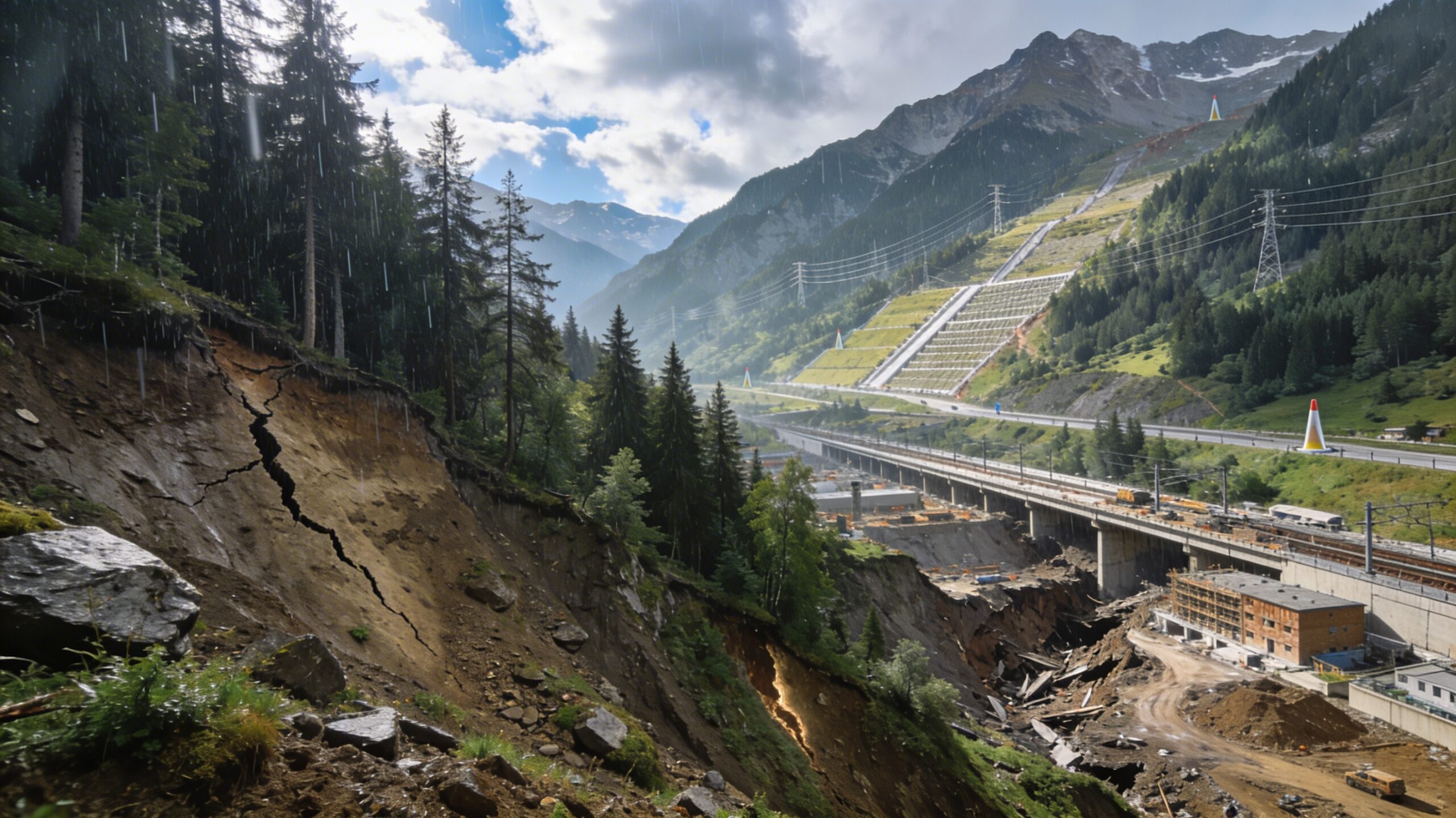 Landslide risk in Europe