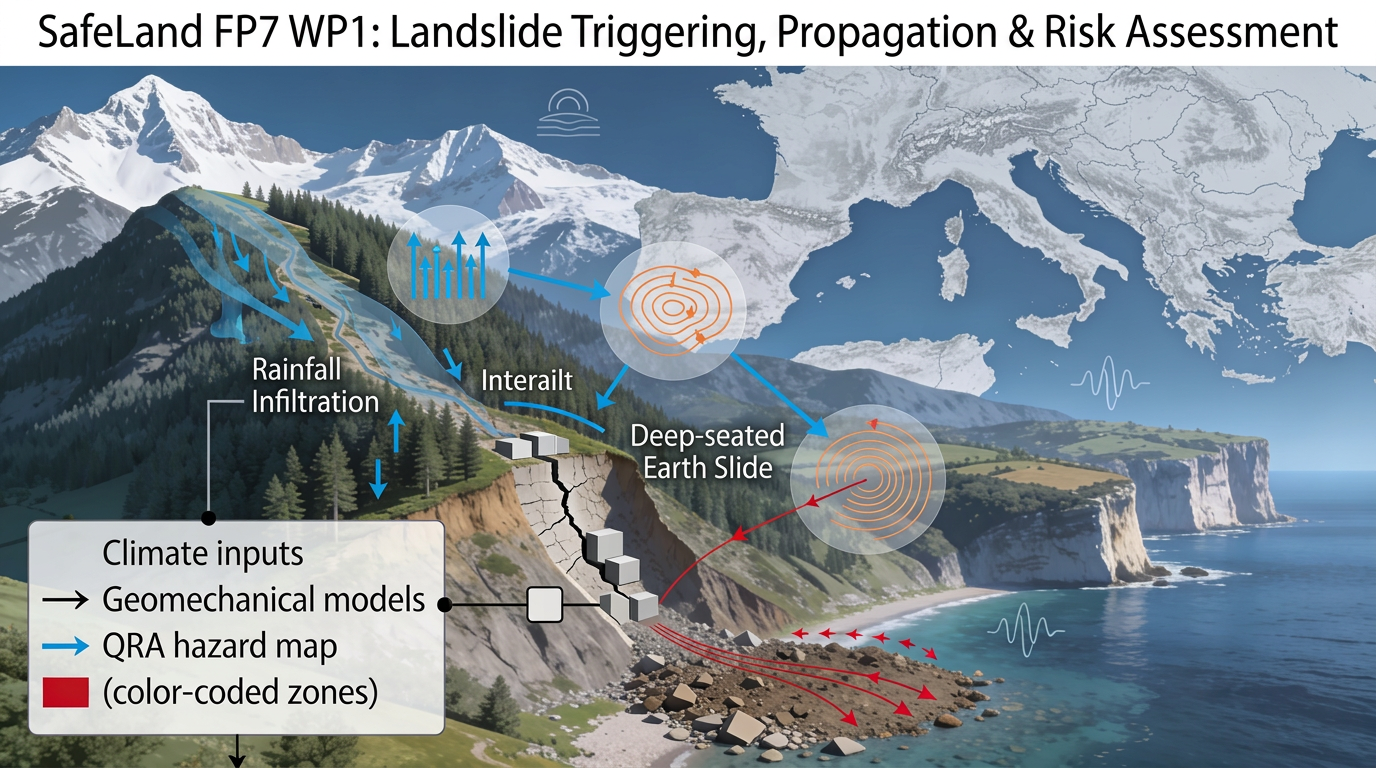 landslide triggering europe